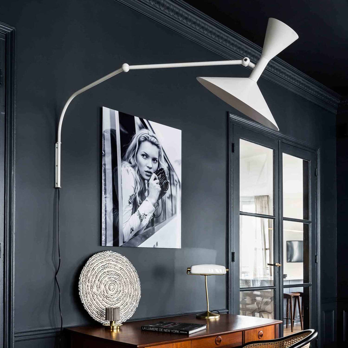 Marseille Adjustable Plug-in Wall Sconce with Swivel Arm