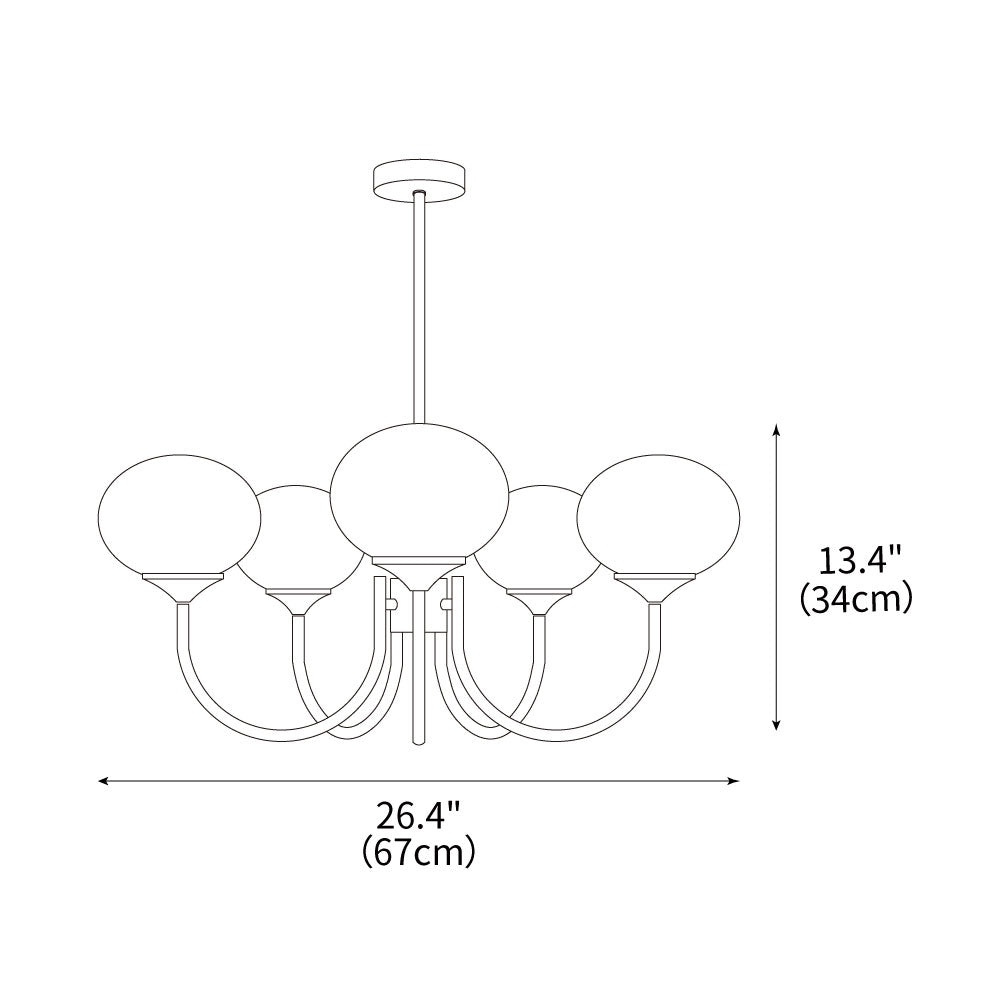 marshmallow-chandelier