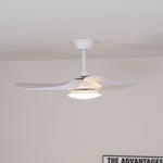Virelo Ceiling Fan Light with LED – 42" & 52" Wood Grain Blades