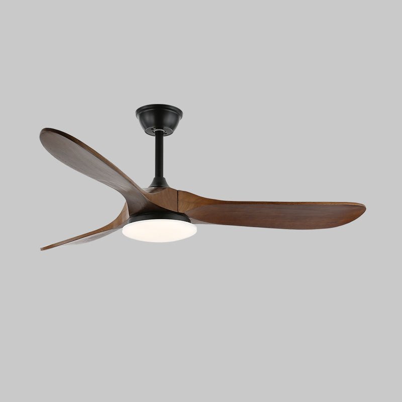Virelo Ceiling Fan Light with LED – 42" & 52" Wood Grain Blades