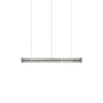 Mcdade Segmented Glass Linear Chandelier – Modern LED Pendant Light for Dining Room and Kitchen Island