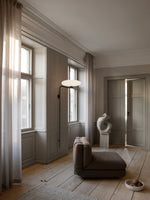 Arc Wall Sconce with Opal Glass Shade | Modern Minimalist Lighting