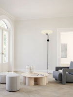 Arc Wall Sconce with Opal Glass Shade | Modern Minimalist Lighting