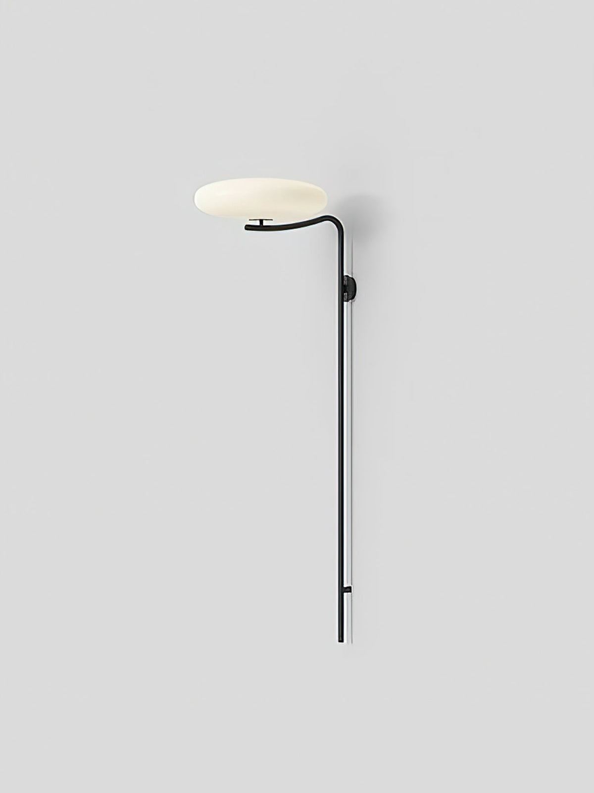 Arc Wall Sconce with Opal Glass Shade | Modern Minimalist Lighting