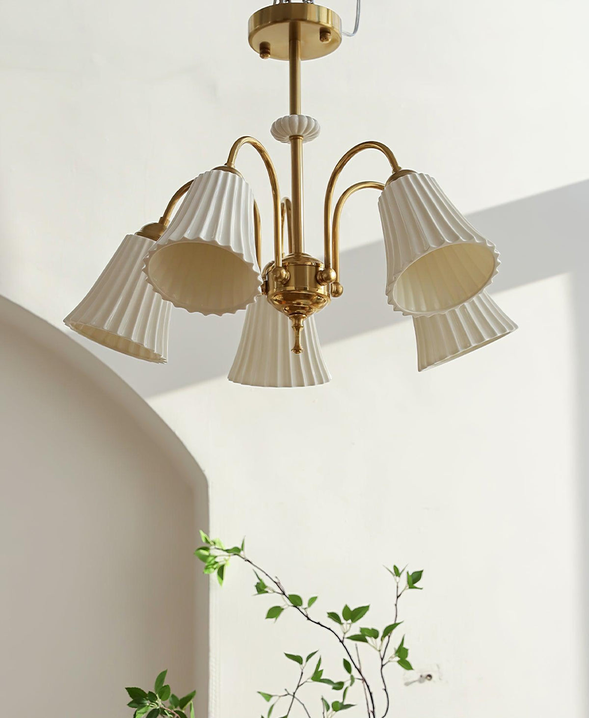 medieval-ceramic-trumpet-chandelier