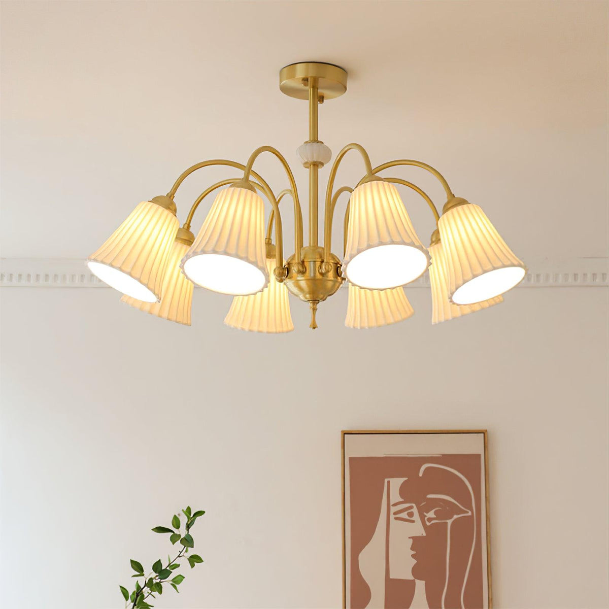 medieval-ceramic-trumpet-chandelier