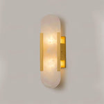 Melange Elongated Alabaster Wall Lamp