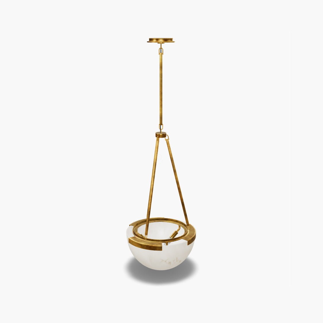 Istar Alabaster Chandelier – Sculptural LED Pendant for Modern Interiors