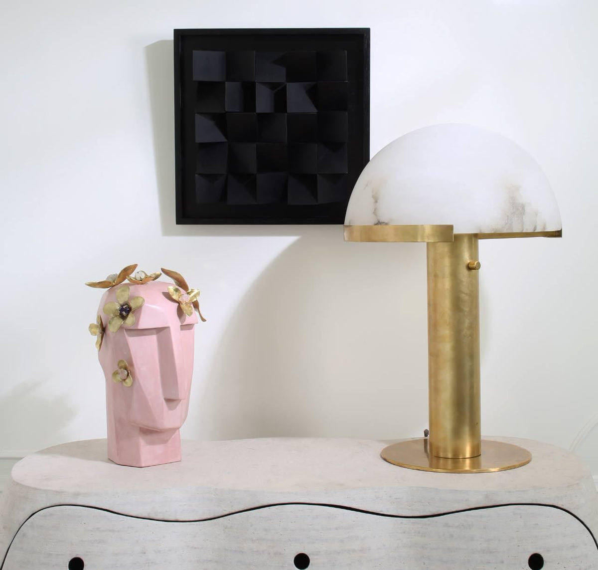 Lume Alabaster Table Lamp