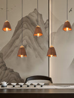 Melody Bell Wood Pendant Light – Modern Natural Chandelier for Dining and Living Spaces