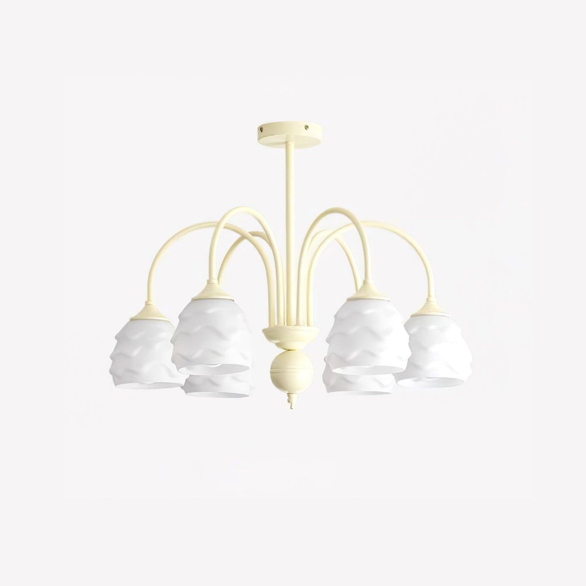 Artisan Glass Ice Cream Chandelier for Modern Interiors