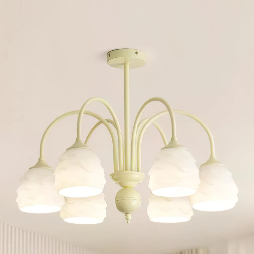 Artisan Glass Ice Cream Chandelier for Modern Interiors