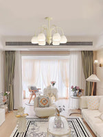 Artisan Glass Ice Cream Chandelier for Modern Interiors