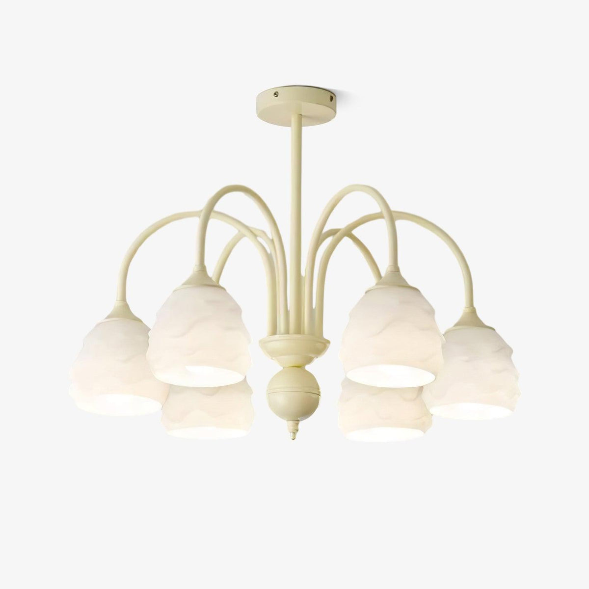 Artisan Glass Ice Cream Chandelier for Modern Interiors