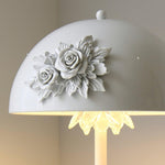 Meni Sculptural Table Lamp with Crystal Buds and LED Light