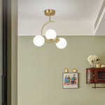 Meniscus Glass Ball Ceiling Lamp