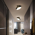 Meridian Rotatable LED Ceiling Light in Brass and Acrylic