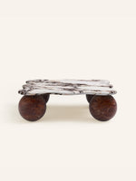 Mesa Pebble Coffee Table in Natural Stone – Sculptural Marble & Travertine