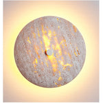 Mesa Travertine Wall Sconce – Modern Natural Stone LED Wall Light