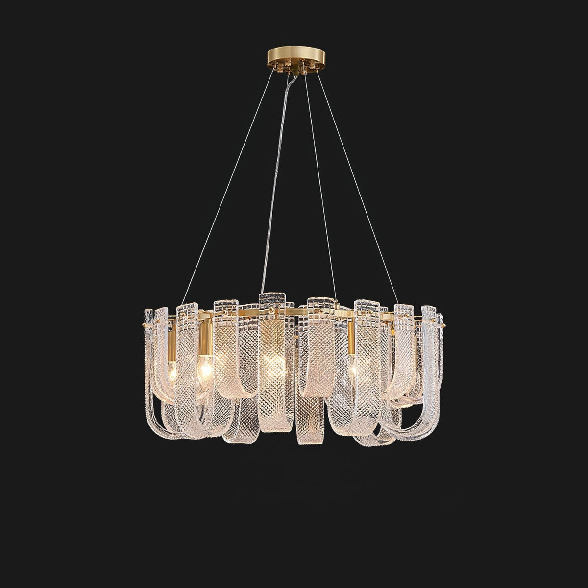 Mesh Glass Chandelier
