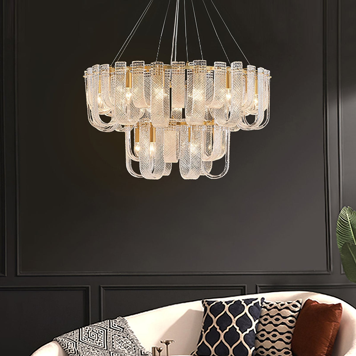 Mesh Glass Chandelier