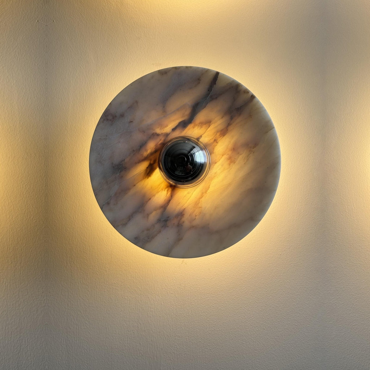 Messier Marble Wall Sconce with Touch Control | Modern LED Wall Light