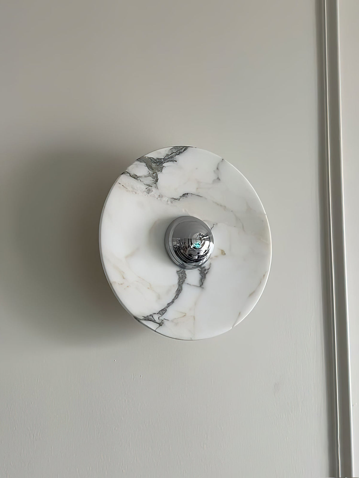 Messier Marble Wall Sconce with Touch Control | Modern LED Wall Light