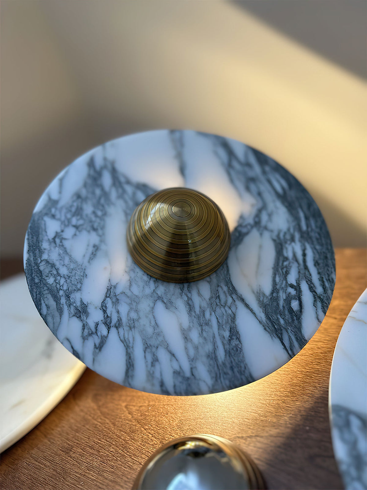 Messier Marble Wall Sconce with Touch Control | Modern LED Wall Light