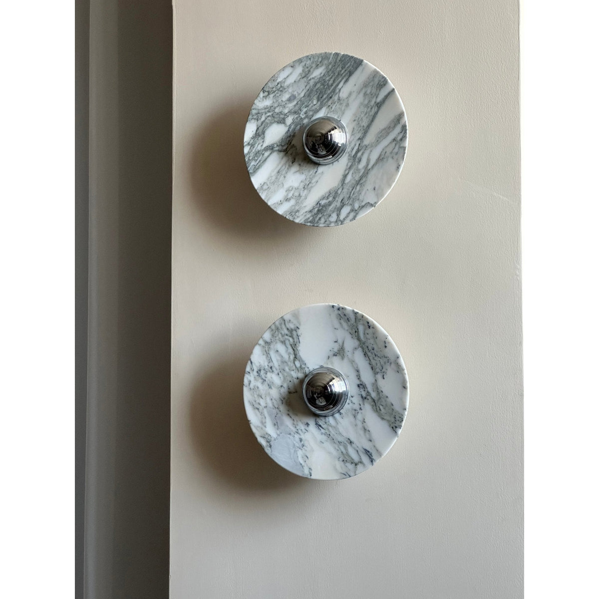 Messier Marble Wall Sconce with Touch Control | Modern LED Wall Light