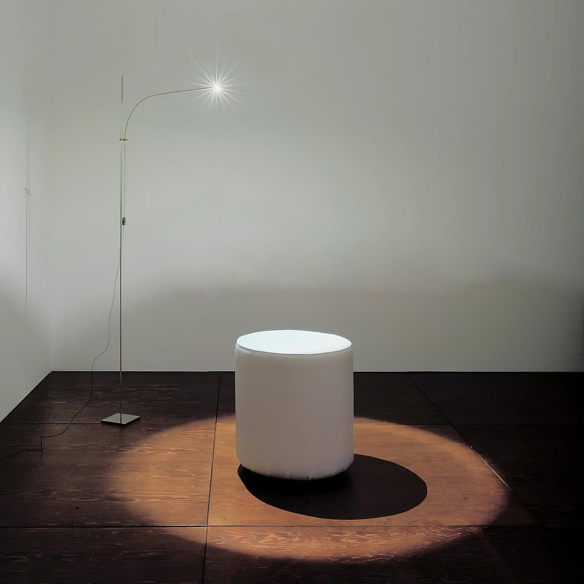 Metal Body Graceful Floor Lamp