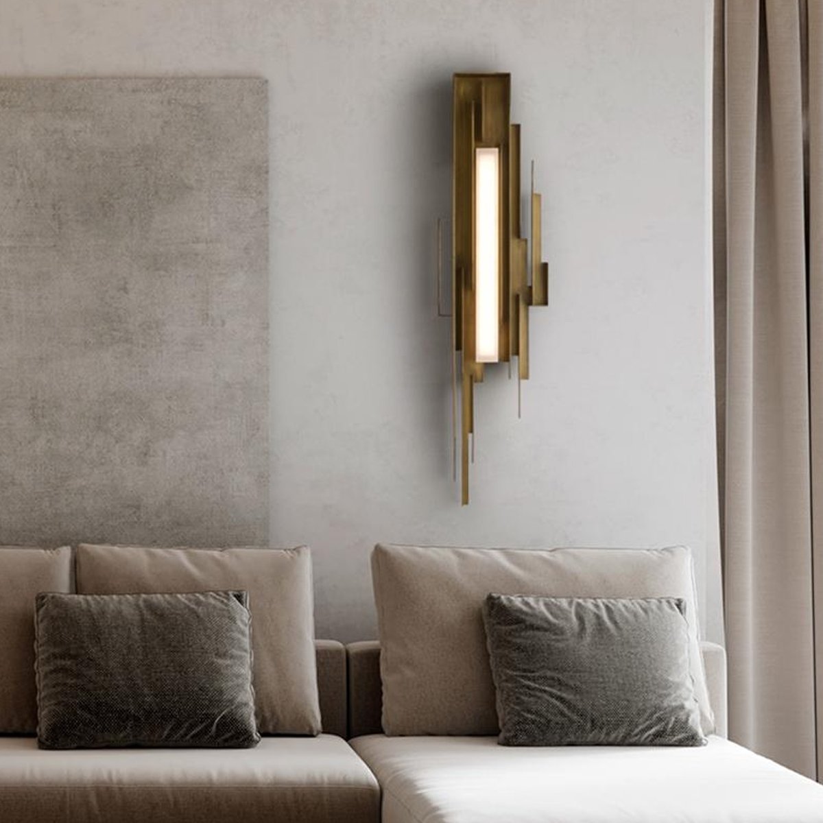 Metal Sculpted Sconce