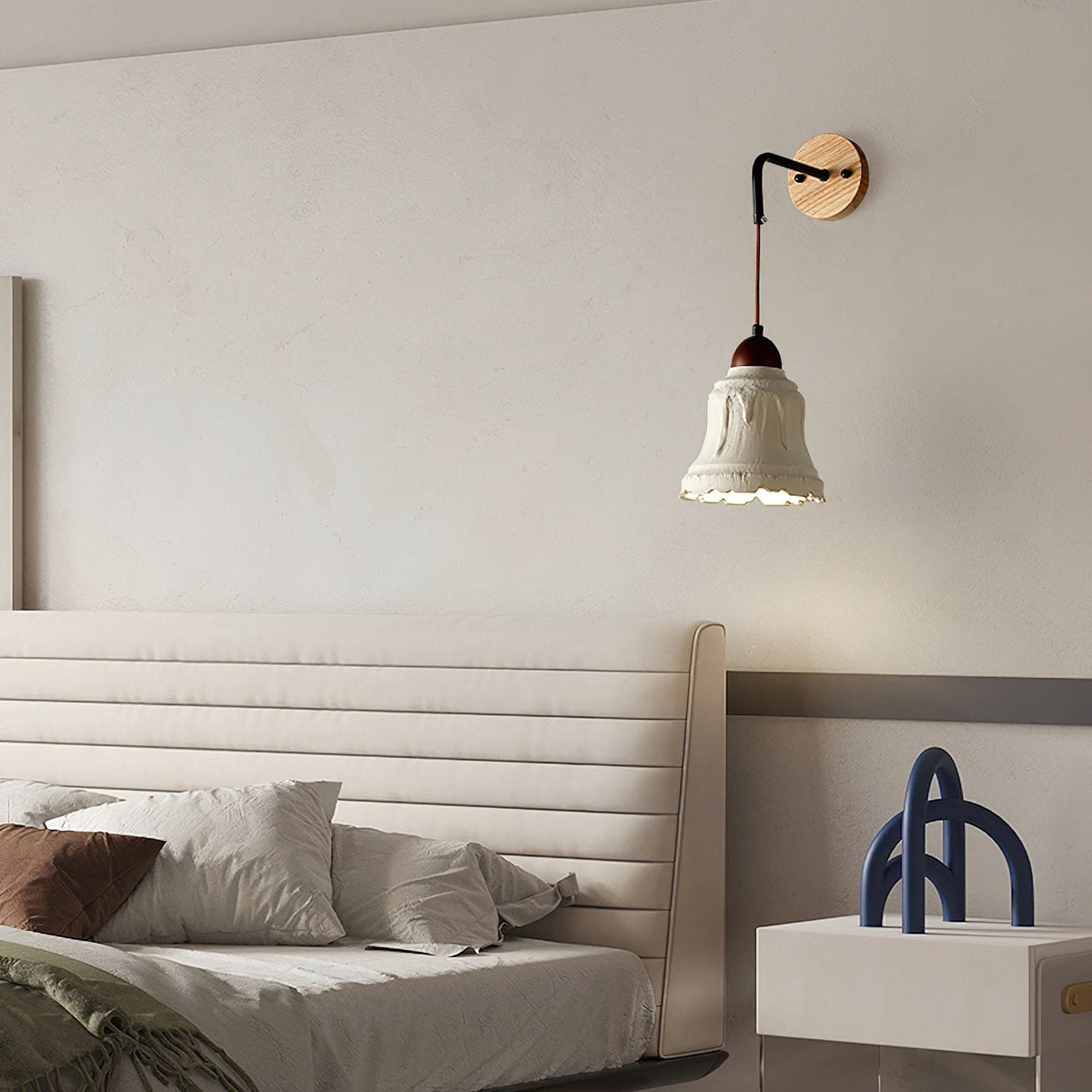 Microcement Retro Wall Lamp