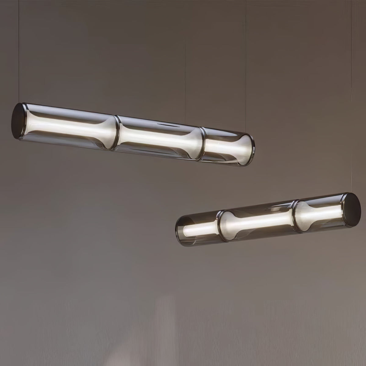 Miles Modern Linear LED Pendant Light for Dining Room & Kitchen Island