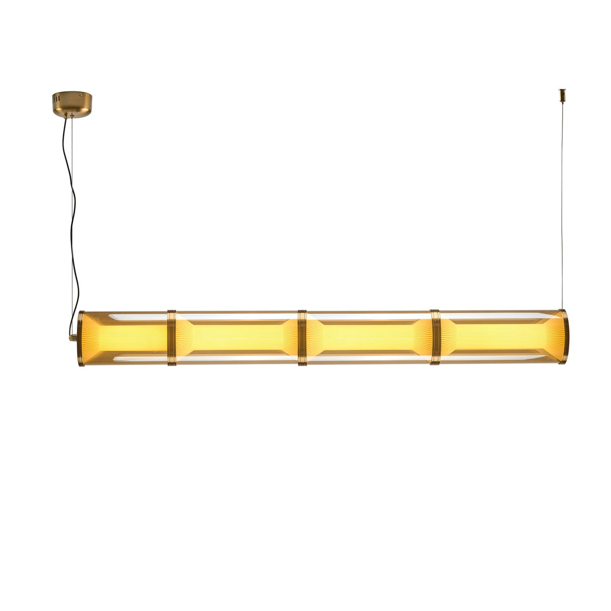 Miles Modern Linear LED Pendant Light for Dining Room & Kitchen Island