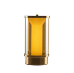 Miles Fluted Glass Table Lamp with Integrated LED
