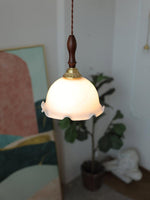 Milky Flower Pendant Light