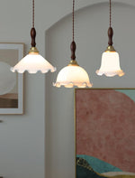 Milky Flower Pendant Light