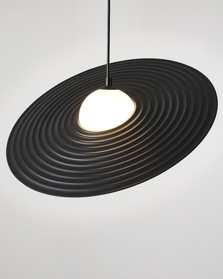 Miller Record Pendant Light – Modern Vinyl-Inspired LED Hanging Lamp for Living Spaces