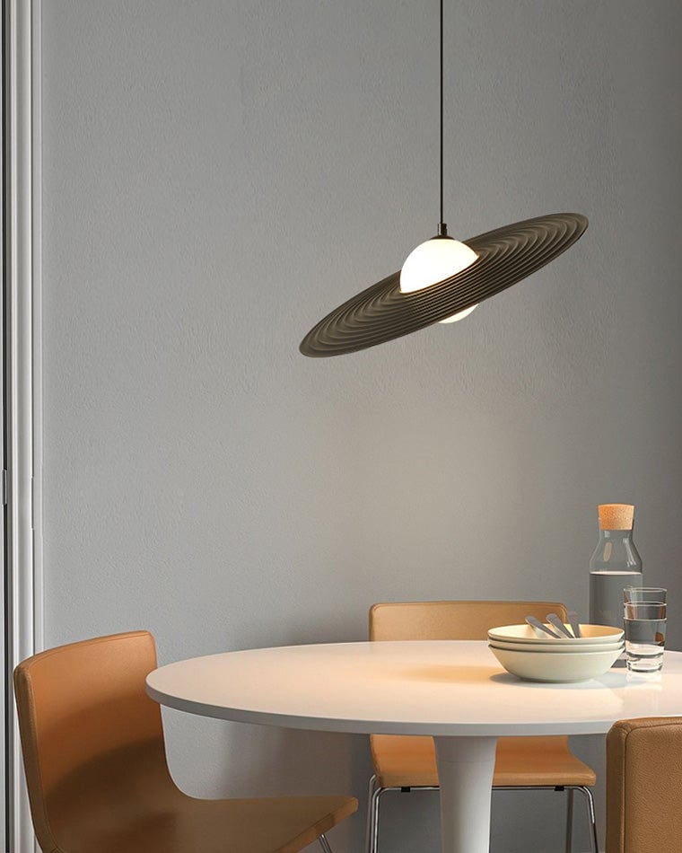 Miller Record Pendant Light – Modern Vinyl-Inspired LED Hanging Lamp for Living Spaces