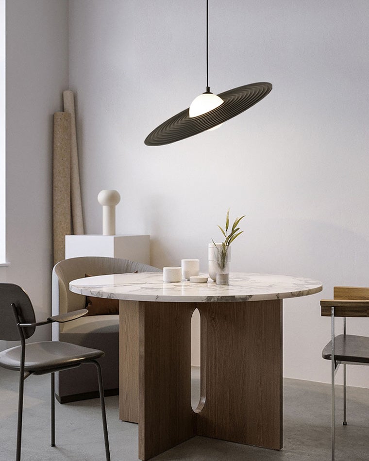Miller Record Pendant Light – Modern Vinyl-Inspired LED Hanging Lamp for Living Spaces