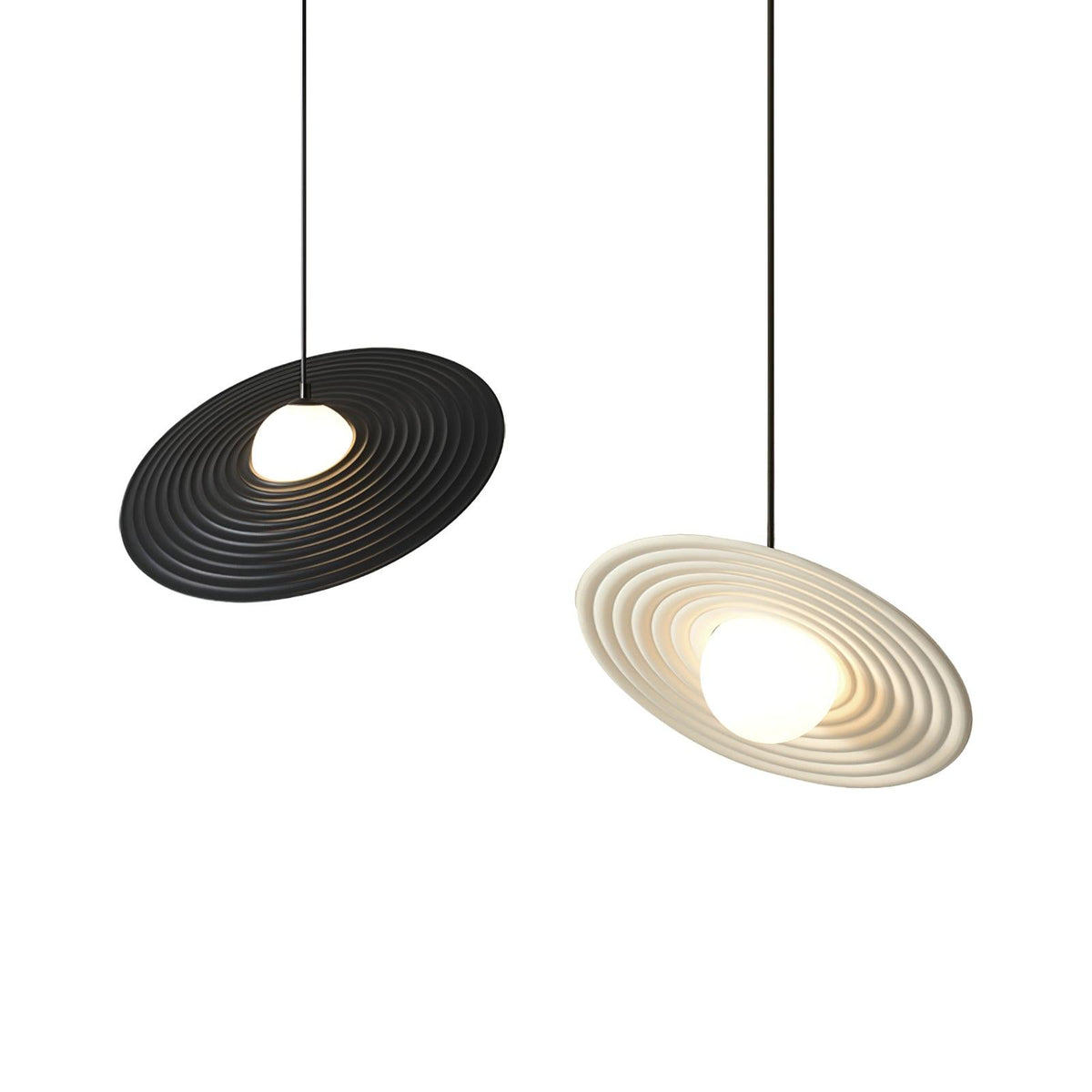 Miller Record Pendant Light – Modern Vinyl-Inspired LED Hanging Lamp for Living Spaces