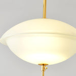 Miller Shell Pendant Light – Modern Glass & Metal Hanging Lamp for Dining, Kitchen, Bedroom