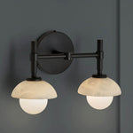 Milo Alabaster Double Wall Light — Modern Luxury Wall Sconce