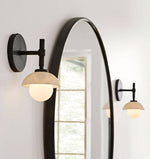 Milo Alabaster Double Wall Light — Modern Luxury Wall Sconce