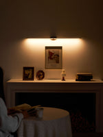 Minimalist Linear Rechargeable Wall Sconce – Cordless LED Vanity Light