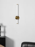 Linear LED Wall Sconce in Gold or Black for Modern Interiors