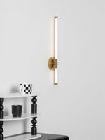 Linear LED Wall Sconce in Gold or Black for Modern Interiors
