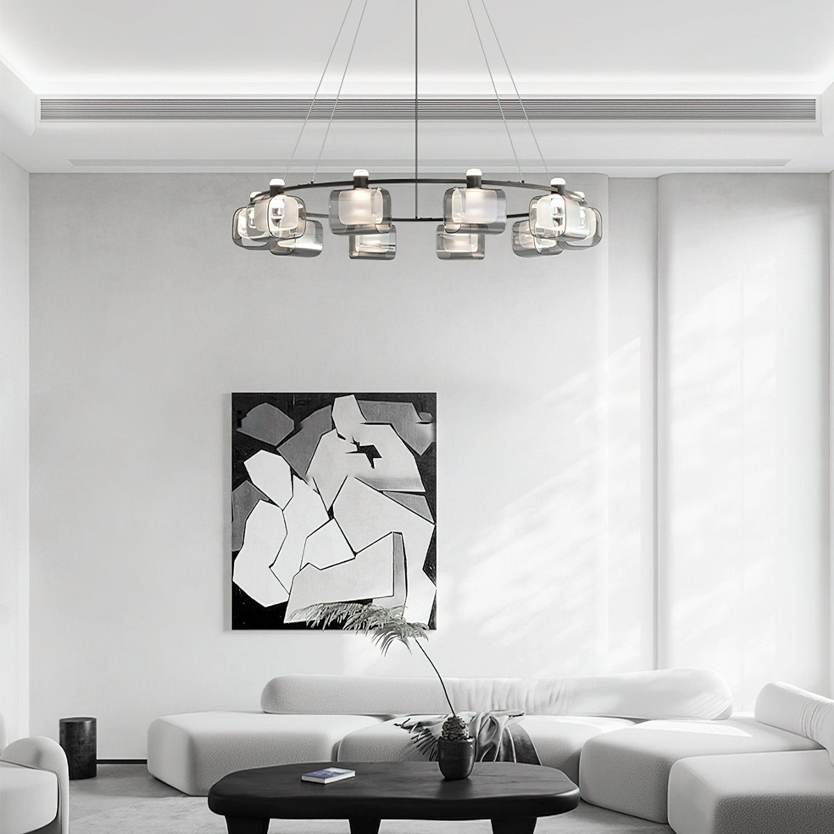 Minimalist Geometric Chandelier