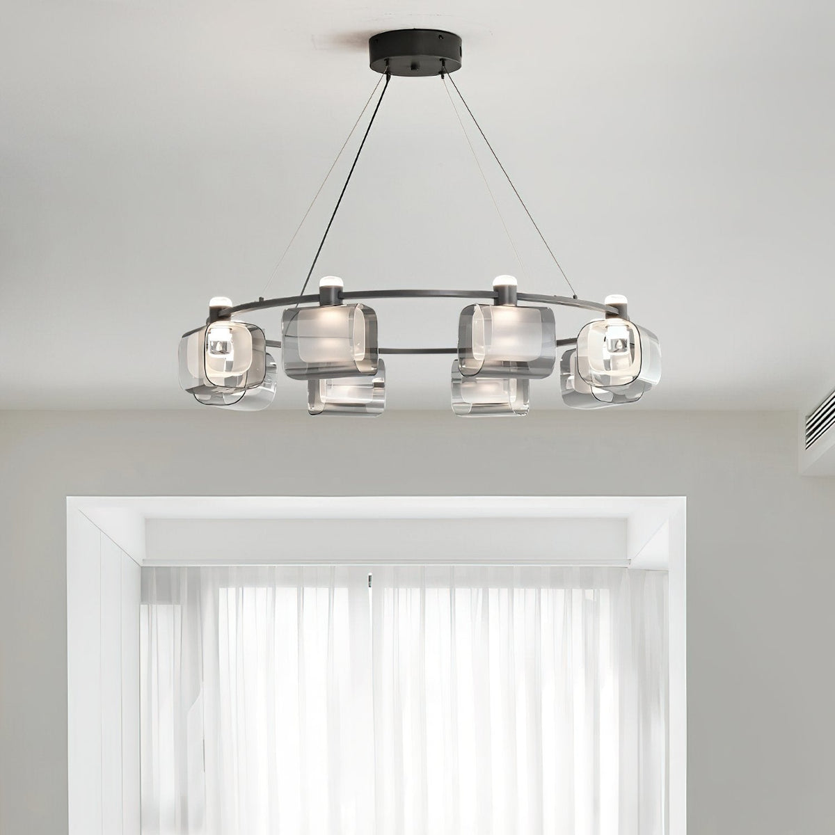 Minimalist Geometric Chandelier