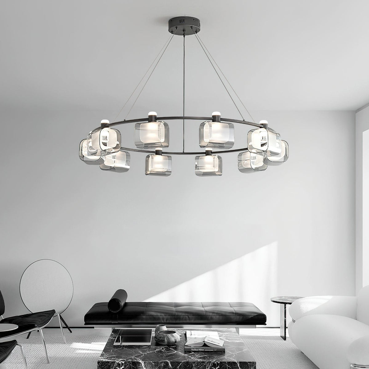 Minimalist Geometric Chandelier